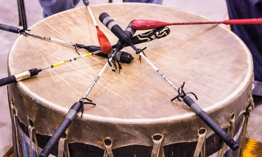 What Materials Are Native American Drums Made Of?