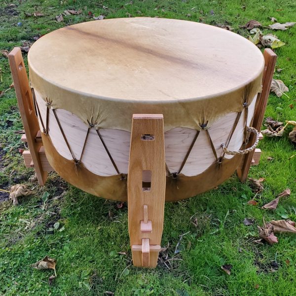 Oak Powwow Drum Stand
