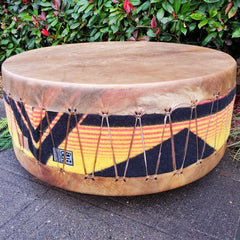 Wool Blanket Powwow Drum