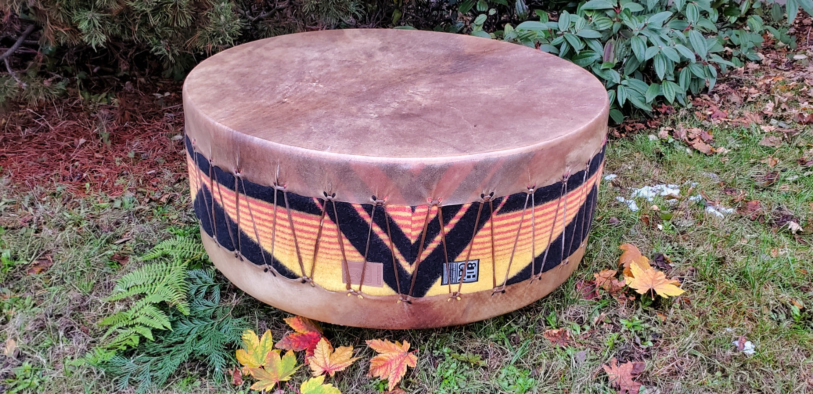 Wool Blanket Powwow Drum